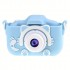 Camera Cartoon Digital Mini Fun Camera High-definition Dual Camera Toy Gift