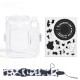 Clear Case Compatible With Polaroid Instax Mini12 Only, Crystal Case Includes Photo Transparent Storage Box, Strap, Sticker