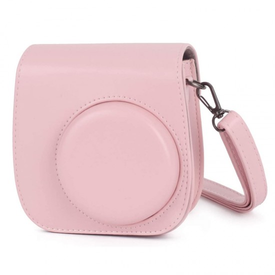 Instax Mini 11 Camera Case ,PU Leather Bag With Pocket And Adjustable Shoulder Strap Without Camera