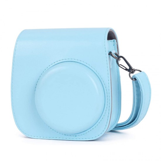 Instax Mini 11 Camera Case ,PU Leather Bag With Pocket And Adjustable Shoulder Strap Without Camera