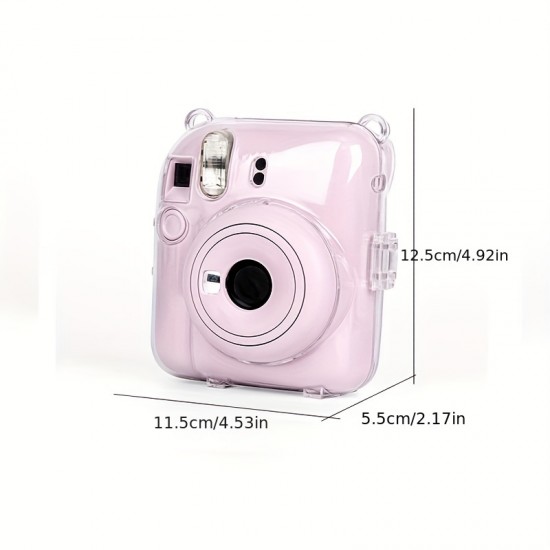 Protect Your Polaroid Instax Mini12 Camera with This Crystal Clear, Anti-Scratch Storage Case!