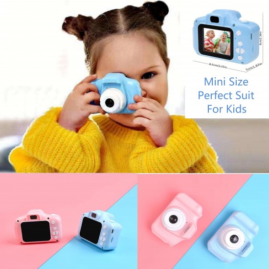 mini kids digital camera HD cartoon can take pictures kids mini kids camera toy kids birthday present gift box thansgiving christmas new year gift