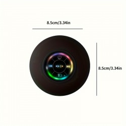 E8-New LED light bathroom wireless speaker four waterproof mini models car home audio multi-color