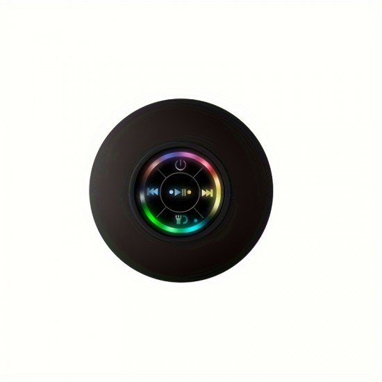 E8-New LED light bathroom wireless speaker four waterproof mini models car home audio multi-color