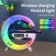 Multi-functional Wireless Charger Pad Stand Speaker TF RGB Night Light 15W Fast Charging Station For Smartphone