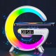 Multi-functional Wireless Charger Pad Stand Speaker TF RGB Night Light 15W Fast Charging Station For Smartphone