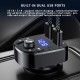 Car MP3 Player Dual USB Fast Charger Fm  Receiver Wireless Compatible 5.0 Fm Transmitter USB Flash Drive Plug Car Kit