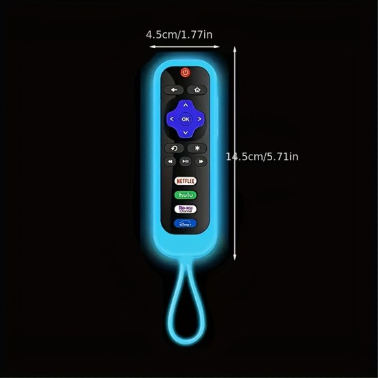 Remote Cover for Roku TV Remote Control, Battery Cover for TCL Hisense Roku TV Steaming Stick 4k 4K+ Roku Voice Remote