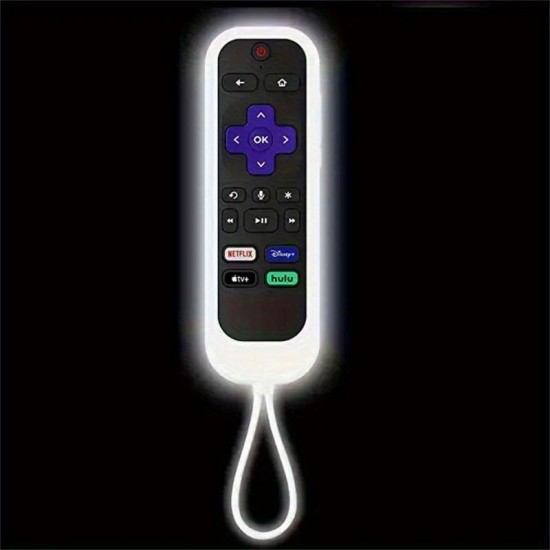 Remote Cover for Roku TV Remote Control, Battery Cover for TCL Hisense Roku TV Steaming Stick 4k 4K+ Roku Voice Remote