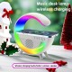 New Wireless Speakers With Wireless Fast Charging Rhythm RGB Light, Bar Smart Light, Sunrise Alarm Clock, WakeUp Light For Bedrooms, Dimmable Table Lamp