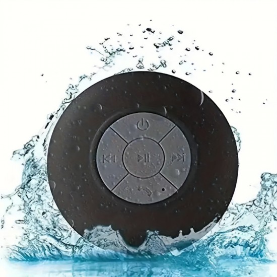 IPX4 Waterproof Portable Wireless Shower Speakers - Perfect For Bathroom, Car, Home & Bedroom - 2 Hours Battery Life & Suction Cup - A Great Gift For Friends