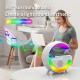 Mini Desktop Wireless Speaker; Wireless Desktop Mobile Phone Wireless Charging Colorful Ambient Light Ambient Speaker