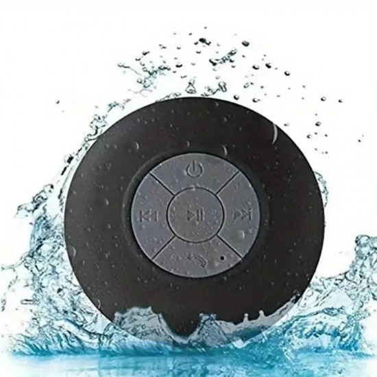 IPX4 Waterproof Portable Wireless Shower Speaker - Perfect for Bathroom, Car, Home & Bedroom - 2 Hours Battery Life & Suction Cup - A Great Gift