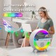 Wireless Charging Speaker - Smart Multi-function Speaker With Wireless Charging, Bedside Lamp, Living Room Table Lamp, Rhythm Light, Bedroom Dormitory Gift