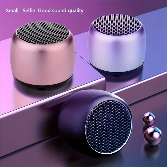 Mini Portable Music Player Speaker Wireless Speaker With Subwoofer, Sports Sound Box, Stereo Hd Surround Sound, Speaker For Any Smartphone