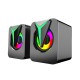 Desktop Computer Luminous Sound Desktop Laptop Game Sound Colorful Luminous RGB Sound Computer Speaker