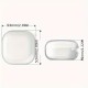 Shinny Transparent Case For Samsung Galaxy Buds 2 Pro/Buds Live/Buds Pro 2 Silicone Shockroof  Protective Earphone Case With Hook