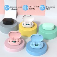 Earphone TWS Wireless 5.3 Earphone In-Ear Earbuds Digital Display Charging Compartment Binaural Earphones