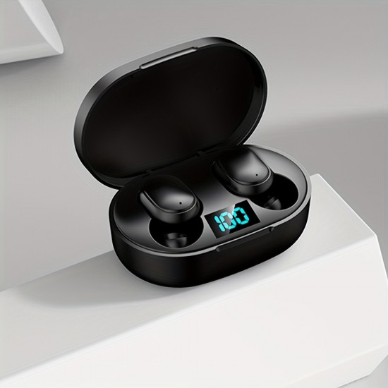 Earphone TWS Wireless 5.3 Earphone In-Ear Earbuds Digital Display Charging Compartment Binaural Earphones