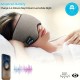 Wireless Sleep Mask, Sleep Headphones, Adjustable&Washable Music Travel Sleeping Headset With Built-in Speakers Microphone Hands-Free For Air Travel,Siesta And Sleeping