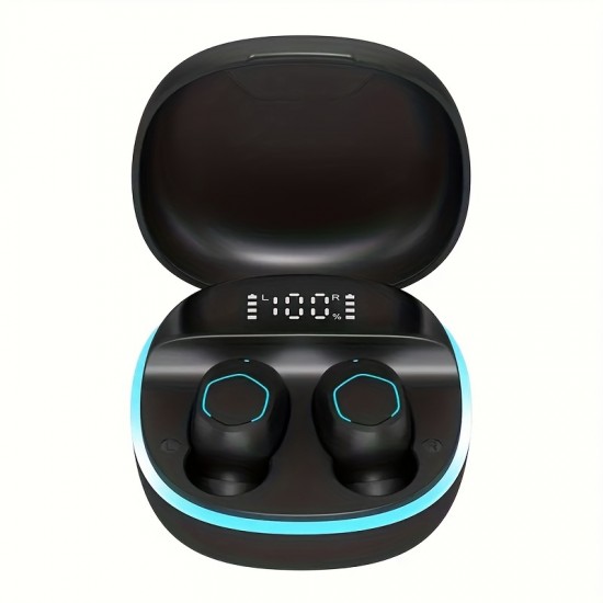 Wireless earphones, mini in-ear music earphones, intelligent noise cancellation, high-definition digital display screen earphones, gaming headphones, super long standby