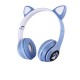 Wireless Headphones With Mic, Led Light Up Cat Over Ear Wireless Headphones For IPad/Tablet/PC/School, Birthday Gifts For Girls