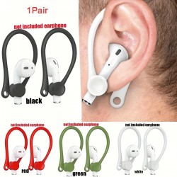 1 Pair Multi-color Silicone Earhook For AirPod Antilost Hooks Earphone Holder Earphone Accessories Gift For Birthday/Easter/Boyfriend/Girlfriend