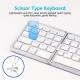 B033 Wireless Three Fold Keyboard Computer Office Mute Ultra-thin Portable Keyboard Three System