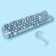 Cofii Candy XR Wireless Round Keycap Keyboard Mouse Set