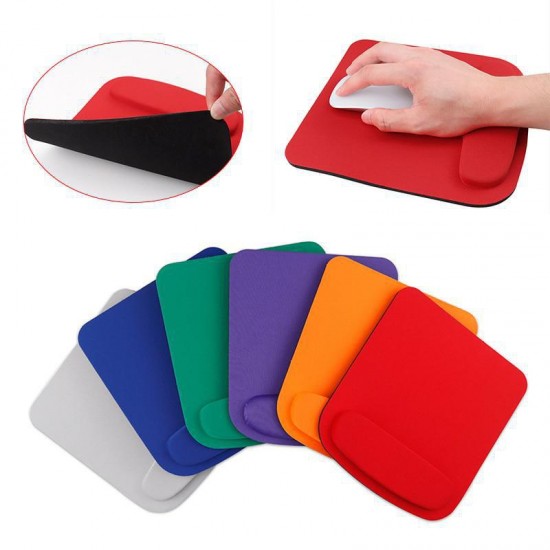 1 Multicolor PC Mouse Pad Support With Hand Rest Esport Mousepad Solid Color Mice Mat Comfortable Mouse Pad Gift For Birthday/Valentines/Easter/Boy/Girlfriends