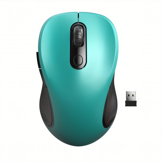 Wireless Mouse,  Computer Mouse Wireless 2.4G USB Cordless Mouse With 3 Adjustable DPI, 6 Buttons, Ergonomic Portable Silent Mouse For Laptop PC Mac