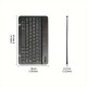 Portable Mini Wireless 10 Inch Keyboard Suitable For IPad, IPad Pro, IPad Mini, IPad Air, Rechargeable Ultra-thin Wireless Keyboard Suitable For IPhone/Samsung Tablet Smartphone For IOS/Android Windows