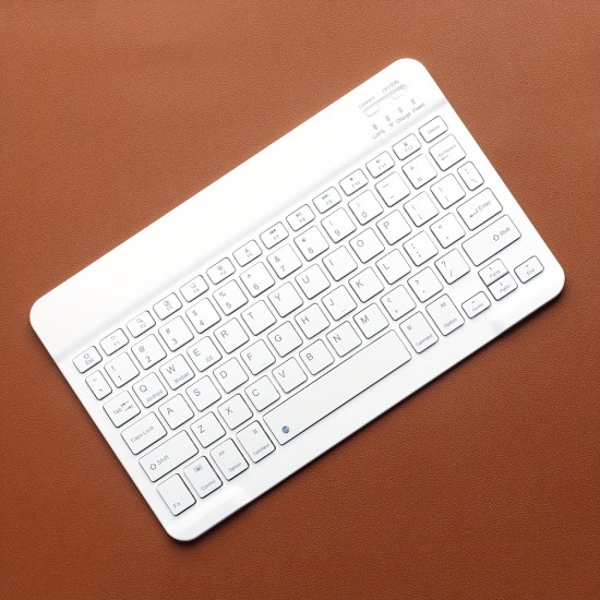 Portable Mini Wireless 10 Inch Keyboard Suitable For IPad, IPad Pro, IPad Mini, IPad Air, Rechargeable Ultra-thin Wireless Keyboard Suitable For IPhone/Samsung Tablet Smartphone For IOS/Android Windows