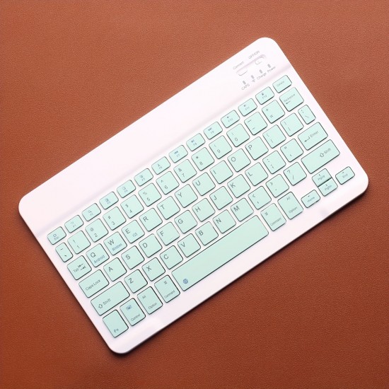 Portable Mini Wireless 10 Inch Keyboard Suitable For IPad, IPad Pro, IPad Mini, IPad Air, Rechargeable Ultra-thin Wireless Keyboard Suitable For IPhone/Samsung Tablet Smartphone For IOS/Android Windows