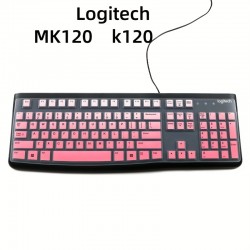 Mk120 Keyboard Cover For Logitech MK120 K120 Wired Set Film Silicone TPU Shell Ultra-thin Shell Keyboard Film