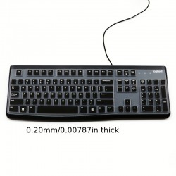 Mk120 Keyboard Cover For Logitech MK120 K120 Wired Set Film Silicone TPU Shell Ultra-thin Shell Keyboard Film