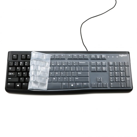 Mk120 Keyboard Cover For Logitech MK120 K120 Wired Set Film Silicone TPU Shell Ultra-thin Shell Keyboard Film