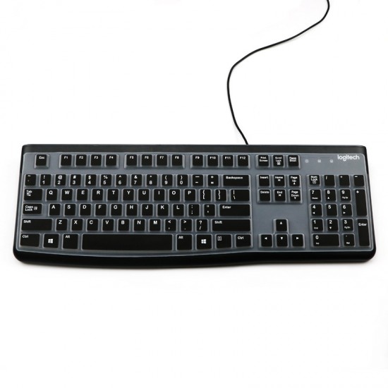 Mk120 Keyboard Cover For Logitech MK120 K120 Wired Set Film Silicone TPU Shell Ultra-thin Shell Keyboard Film