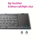 Portable Foldable Mini Wireless Keyboard With Touchpad- Compatible With Windows, Android, IOS, Mac, For Tablets & Smartphones!