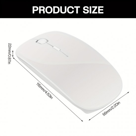 2.4G Wireless Mouse For IPad Samsung Lenovo Android Windows Tablet Battery Wireless Mouse For Laptop Gift For Birthday/Easter/Boy/Girlfriend