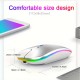 Rechargeable Wireless Mouse Computer Mouse Ergonomic Usb Mouse Silent Mouse With Backlight RGB Mice For Laptop PC