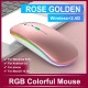 Rechargeable Wireless Mouse Computer Mouse Ergonomic Usb Mouse Silent Mouse With Backlight RGB Mice For Laptop PC