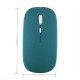 Plain Color Rechargeable Wireless Mouse 1600 DPI USB Suitable For MacBook Pro/Air Laptop Desktop Computer Suitable For Mac/iPad/iPhone Tablet Mobile Phone, For Windows/Android, Portable Silent 2.4G Dual Modes Mouse