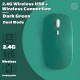 Plain Color Rechargeable Wireless Mouse 1600 DPI USB Suitable For MacBook Pro/Air Laptop Desktop Computer Suitable For Mac/iPad/iPhone Tablet Mobile Phone, For Windows/Android, Portable Silent 2.4G Dual Modes Mouse