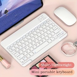 Wireless Keyboard And Mouse Set, Mini Portable, Mute Keyboard Charging, Suitable For IPad, Tablet, Laptop, Office Computer Keyboard