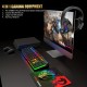 Wired Gaming Keyboard and Mouse Headset Combo,Rainbow LED Backlit Wired Keyboard,Over Ear Headphone with Mic,Rainbow Backlit Gaming Mice,Mouse Pad,for PC,Laptop,Mac,PS4,Xbox(Black)