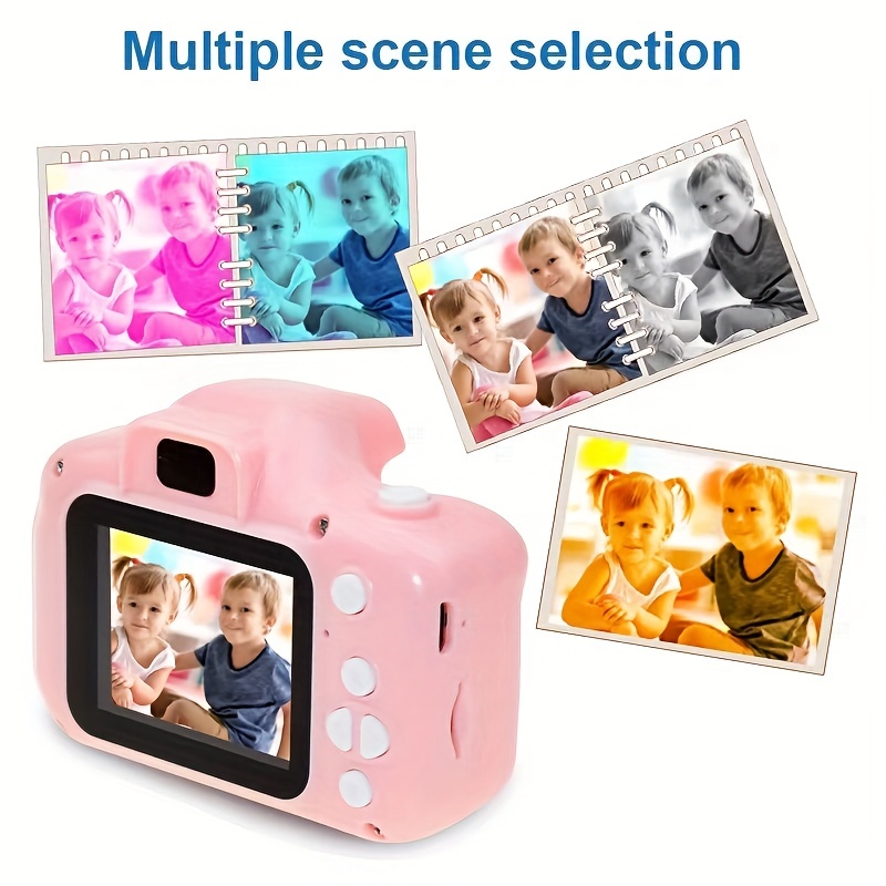 1pc digital camera hd cartoon can take photos camera toys birthday gift box built in lithium battery 300mah fully charged can take about 60 minutes thansgiving christmas new year gift details 0