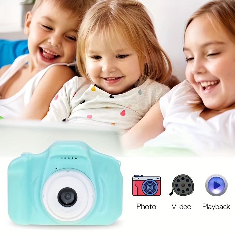 1pc digital camera hd cartoon can take photos camera toys birthday gift box built in lithium battery 300mah fully charged can take about 60 minutes thansgiving christmas new year gift details 1