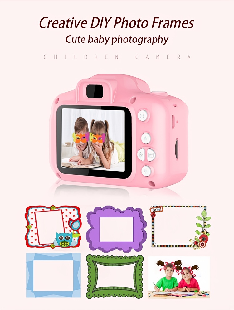 camera cartoon digital mini fun camera high definition dual camera toy gift details 4