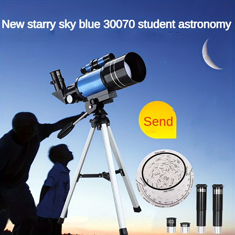 professional f30070 astronomical telescope 150x zoom high resolution high power portable night vision deep space starmoon cosmic eyepiece 20mm objective 70mm magnification 150x details 5